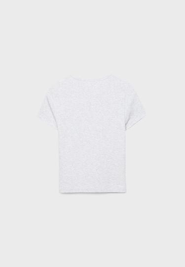 Basic slim fit T-shirt — Grey melange 8