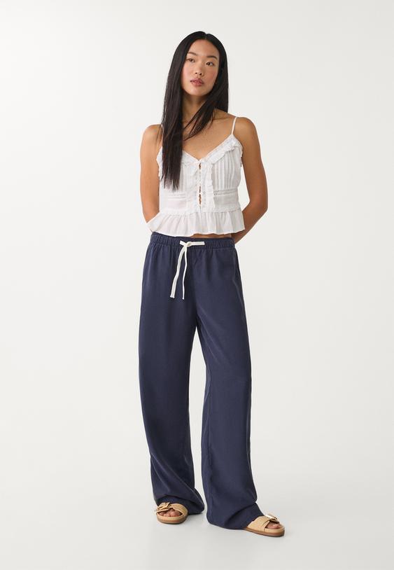 pantalon fluido lyocell