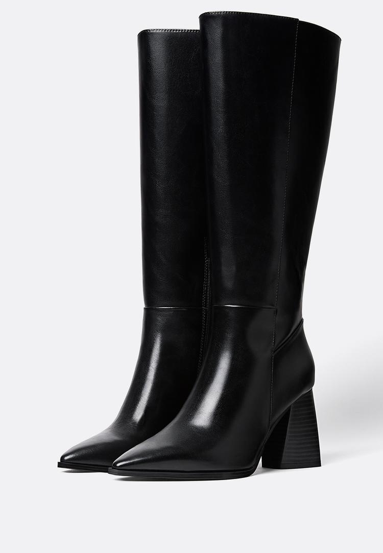 botas altas tacon