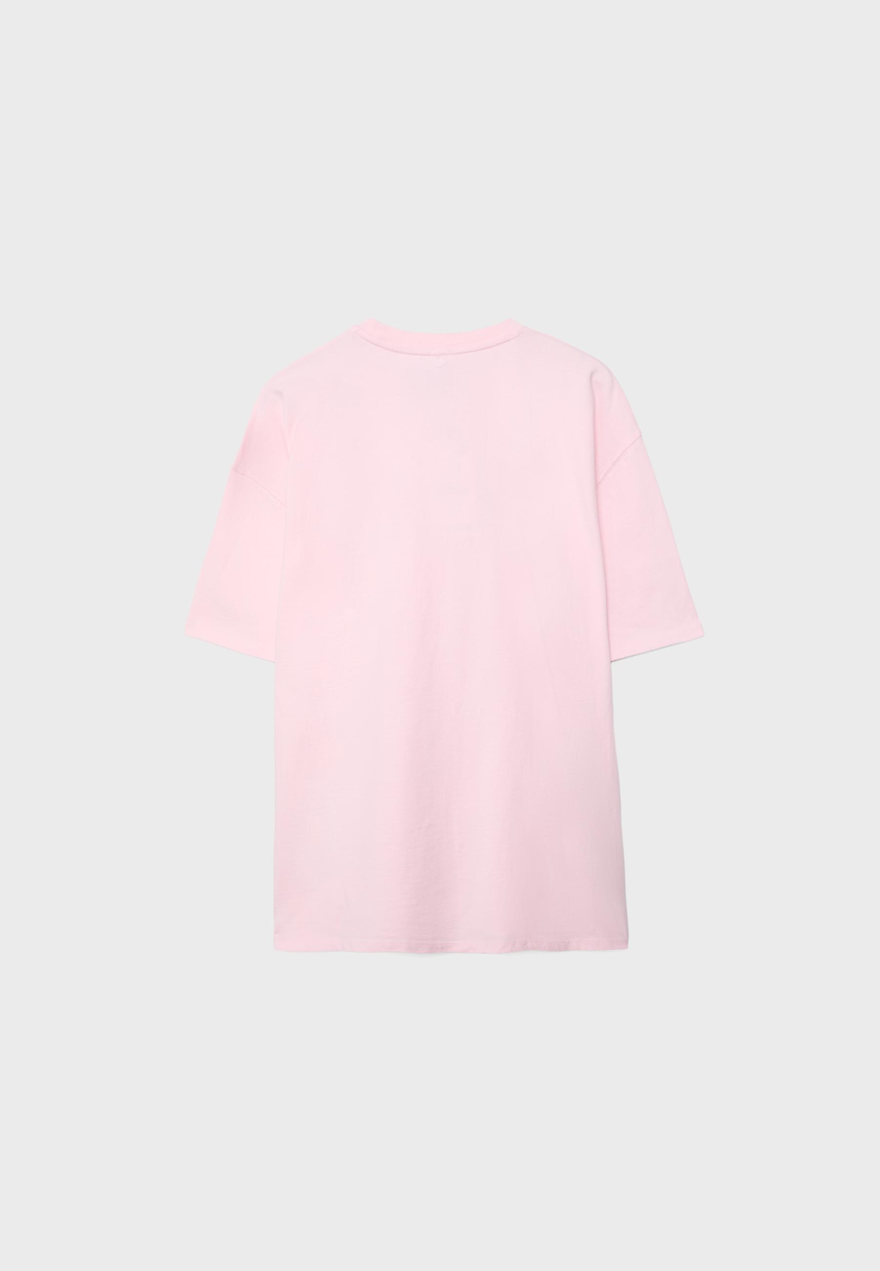 Sweety short sleeve round neck T-shirt — Bubblegum pink