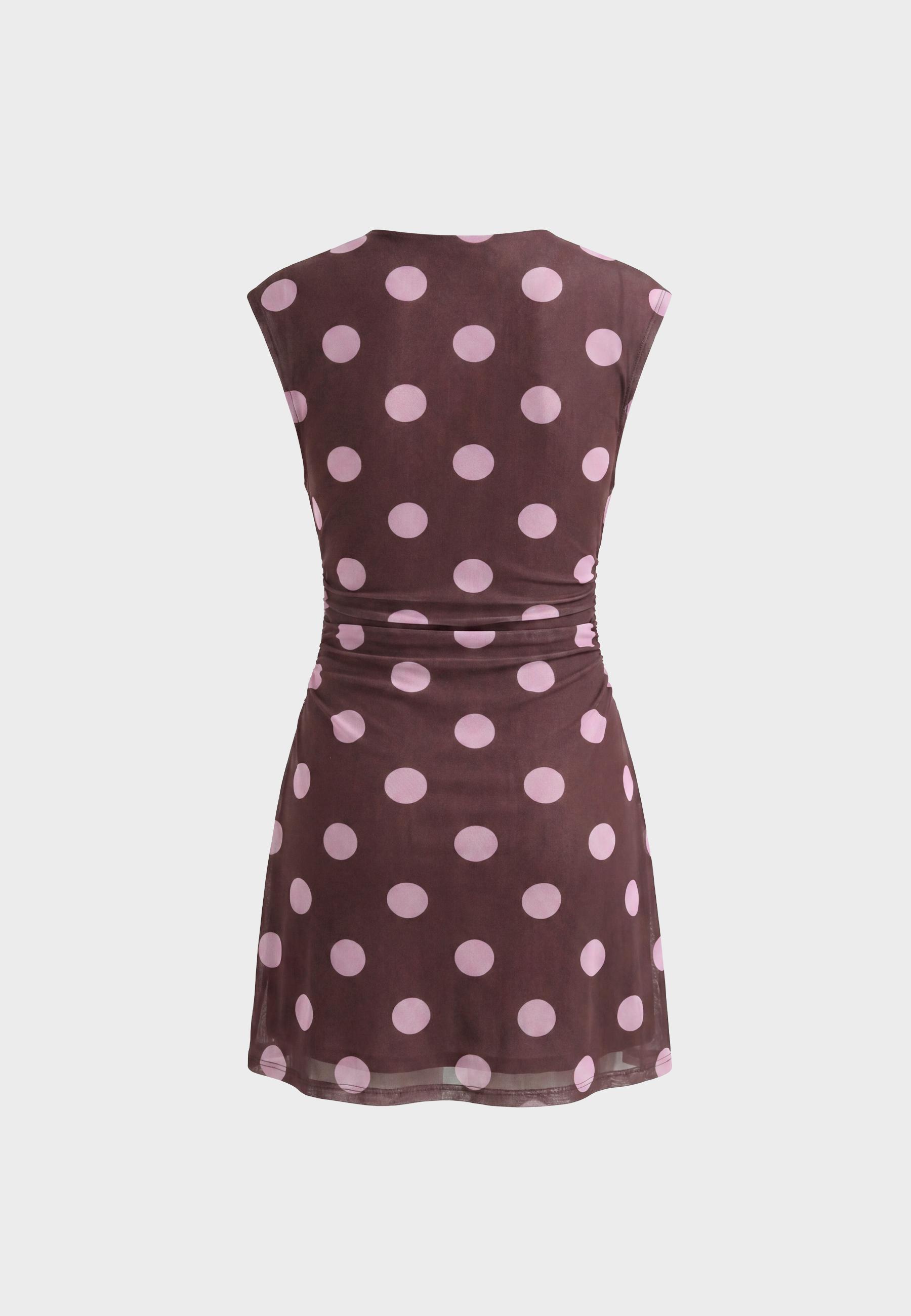 Kısa Qipao düğümlü elbise - Görsel 13