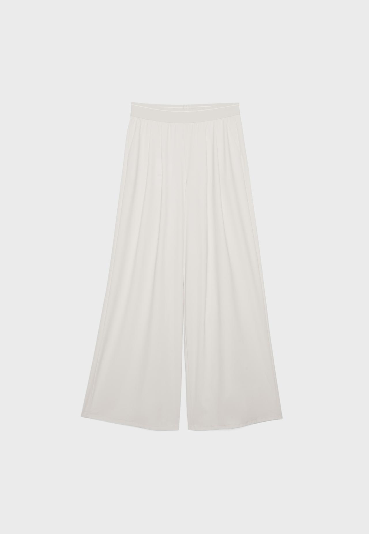 Light tech joggers with elasticated waistband — Stone