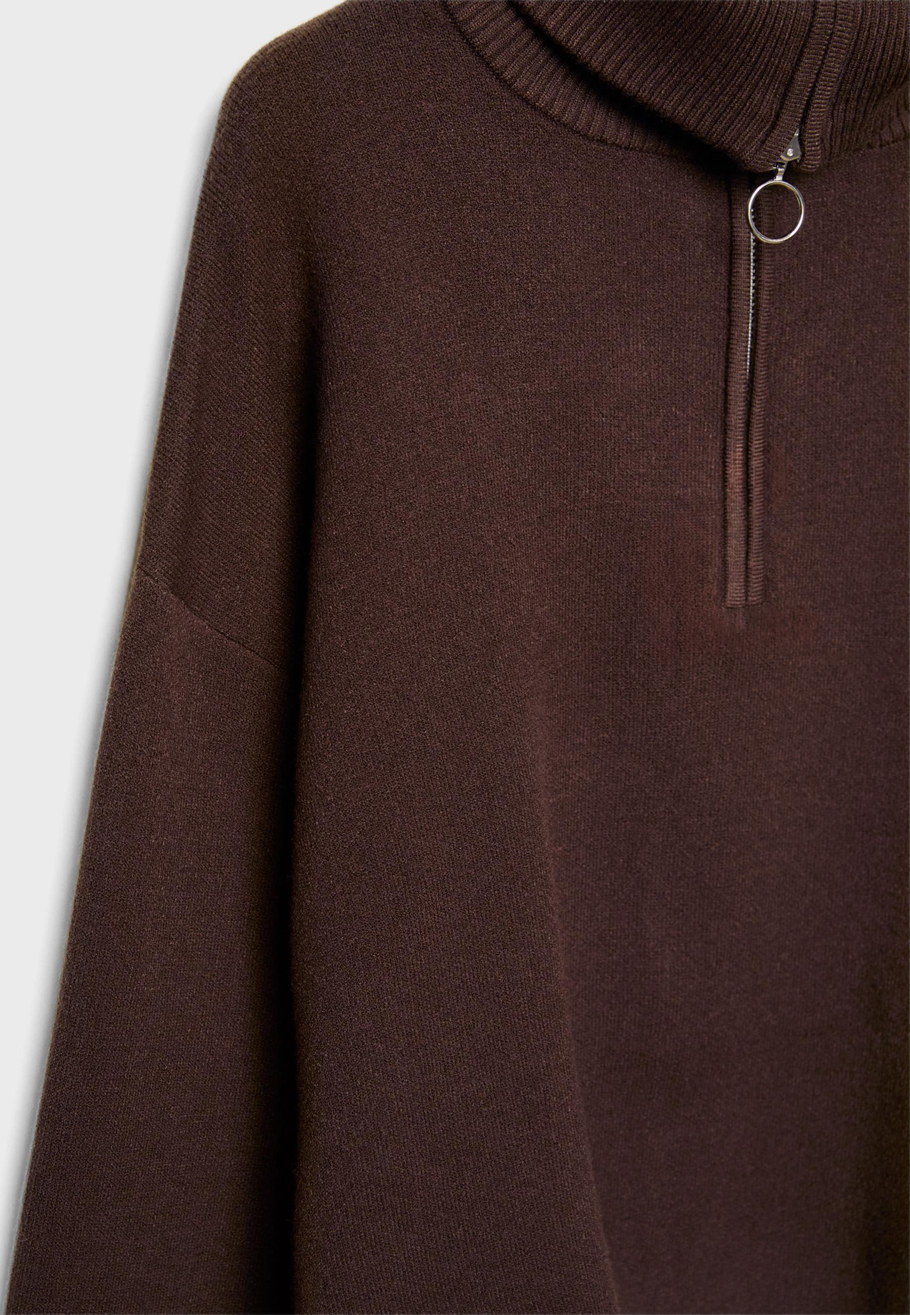 Knit jumper with zip - Women's fashion | Stradivarius Lithuania