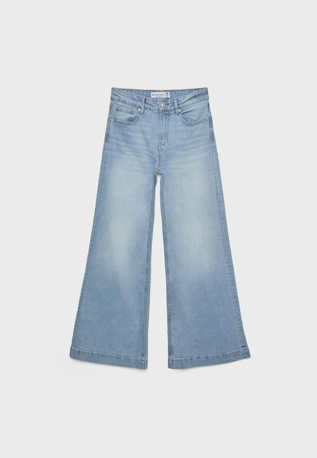 D71 Jeans wide leg flare comfort