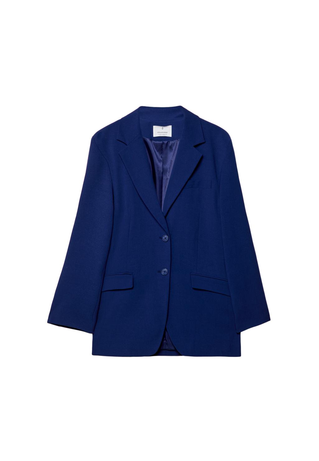 Oversize blazer with pockets