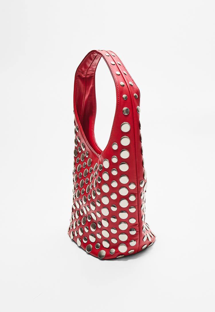 bolso hombro tachas