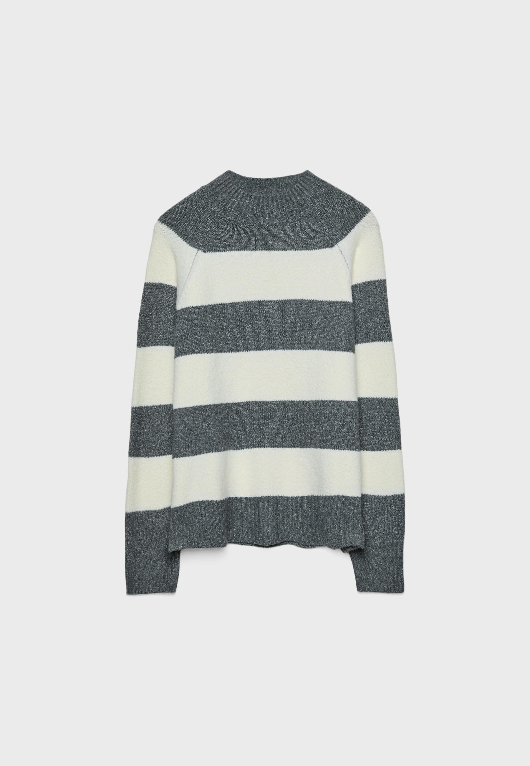 Basic knit jumper — Dark grey