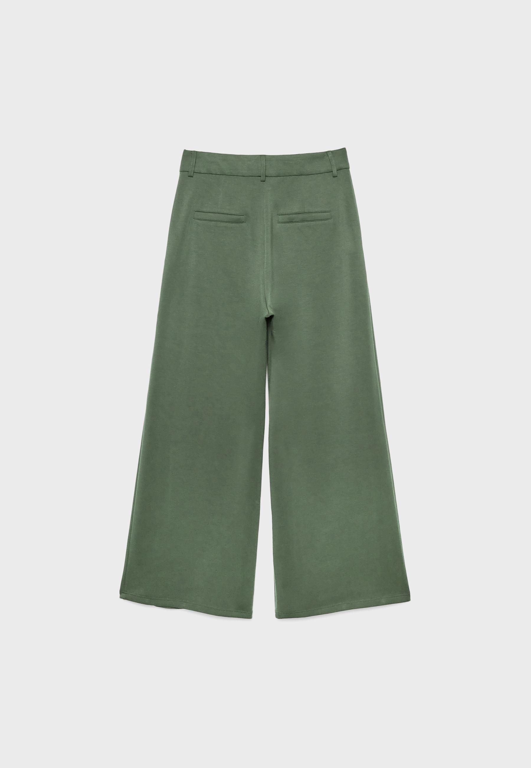 Yumuşak dokulu kumaş pantolon - Görsel 7