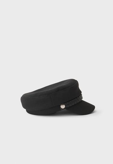Braided sailor cap — Black 3