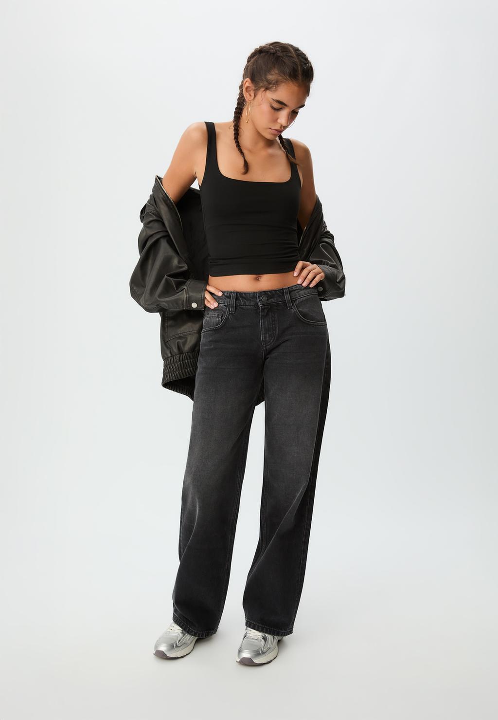 Jeans low wide leg
