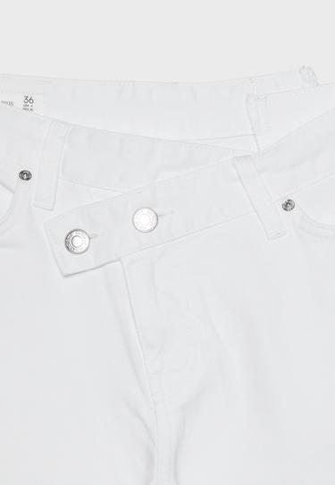 Crossover-waist jorts — White 9
