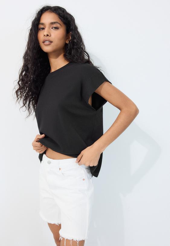 b06 basic droppedshoulder tshirt