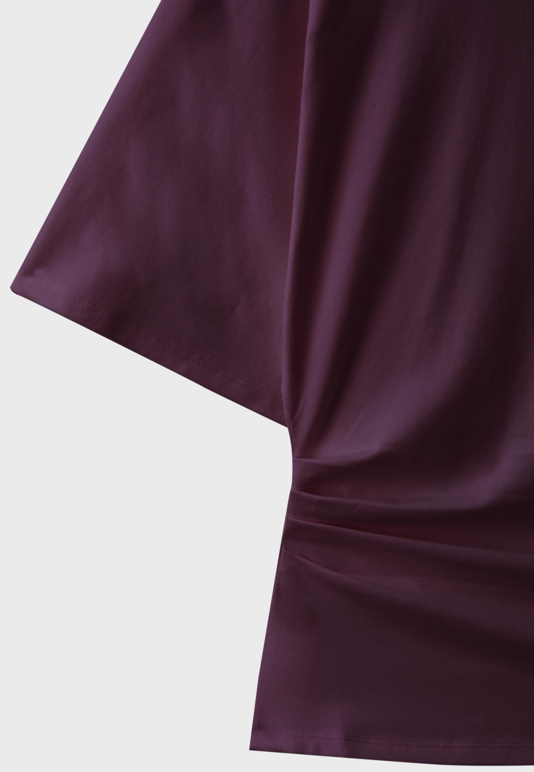B08 Cap sleeve T-shirt — Dark purple