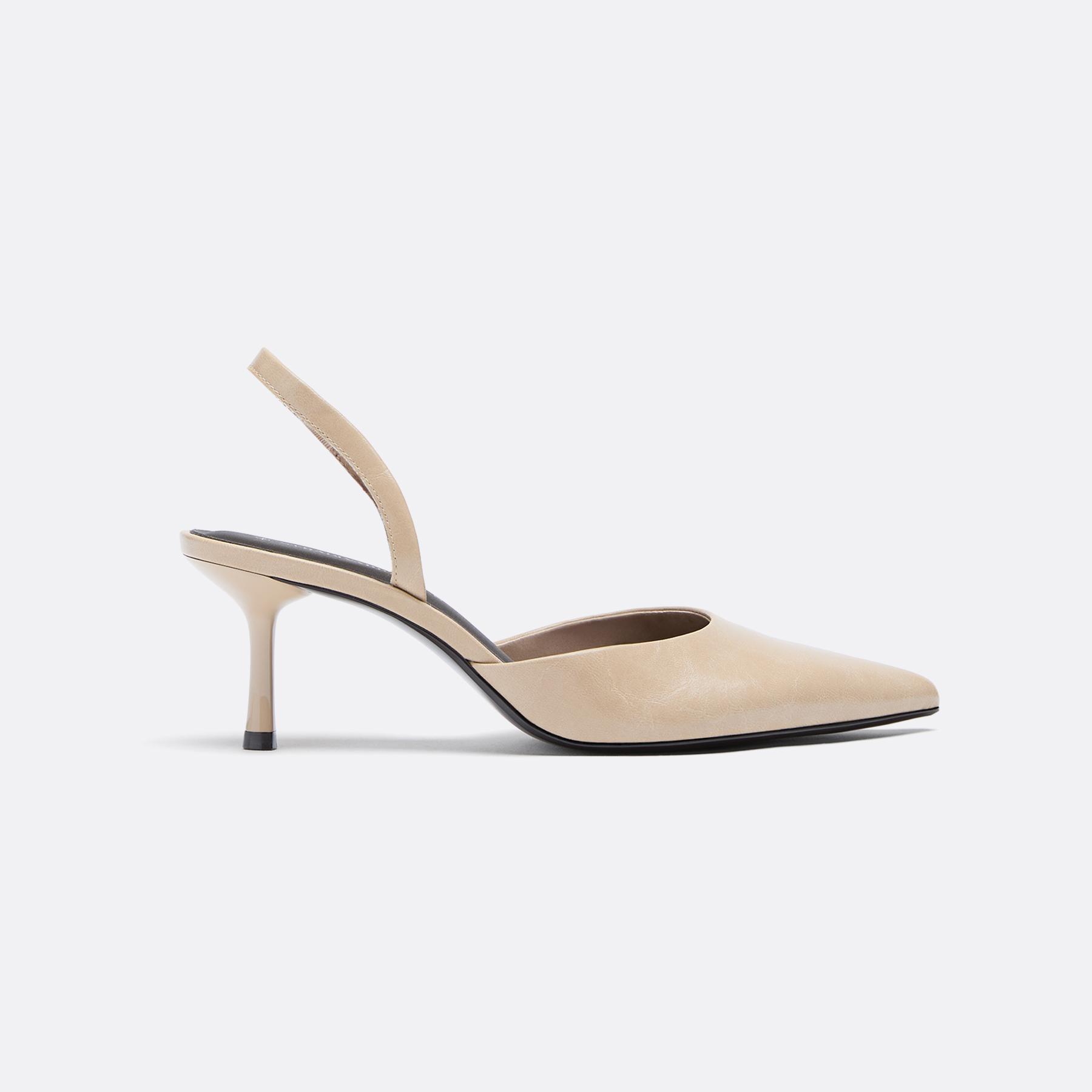 Basic stiletto heels — BEIGE