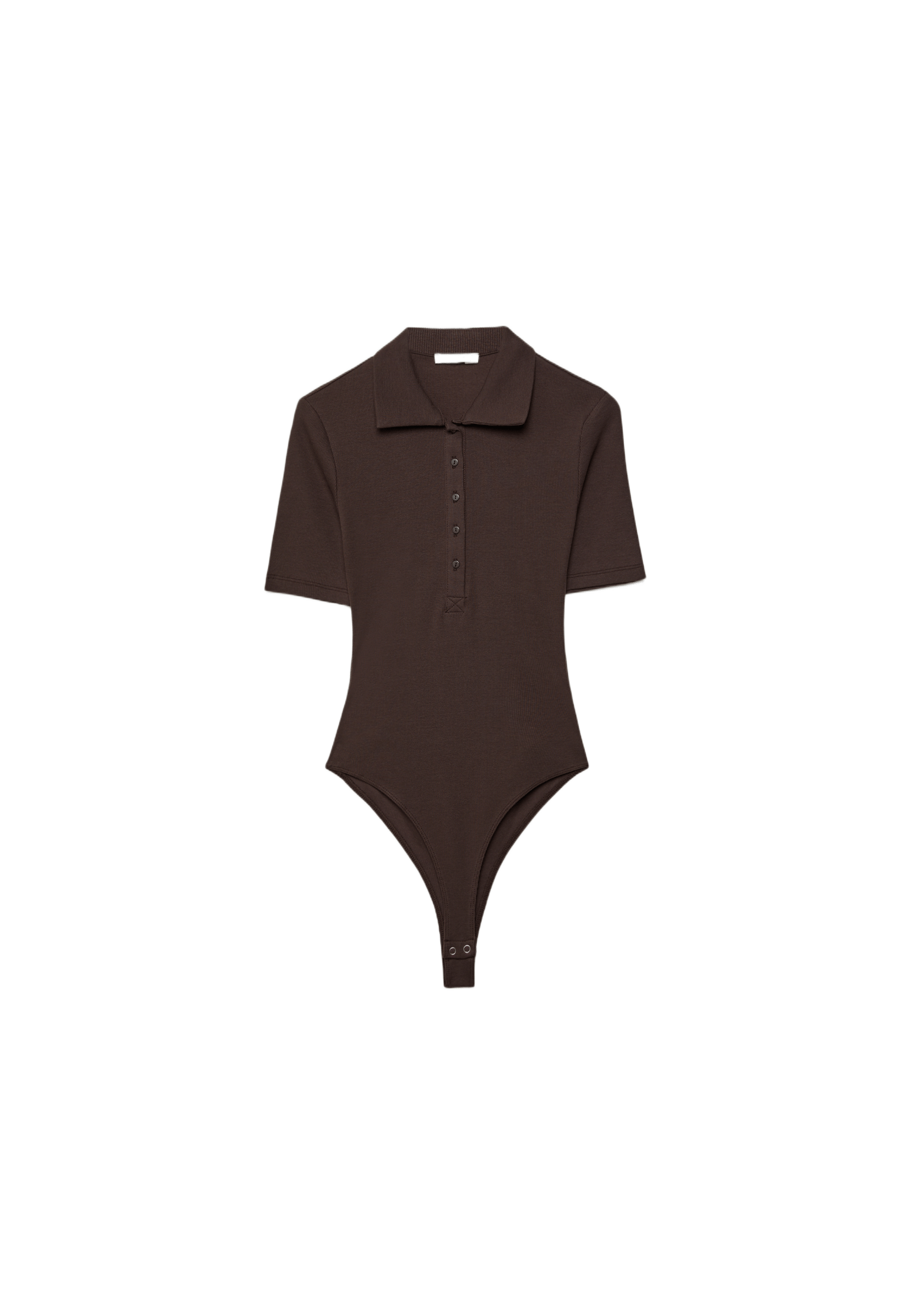 Polo bodysuit — Brown