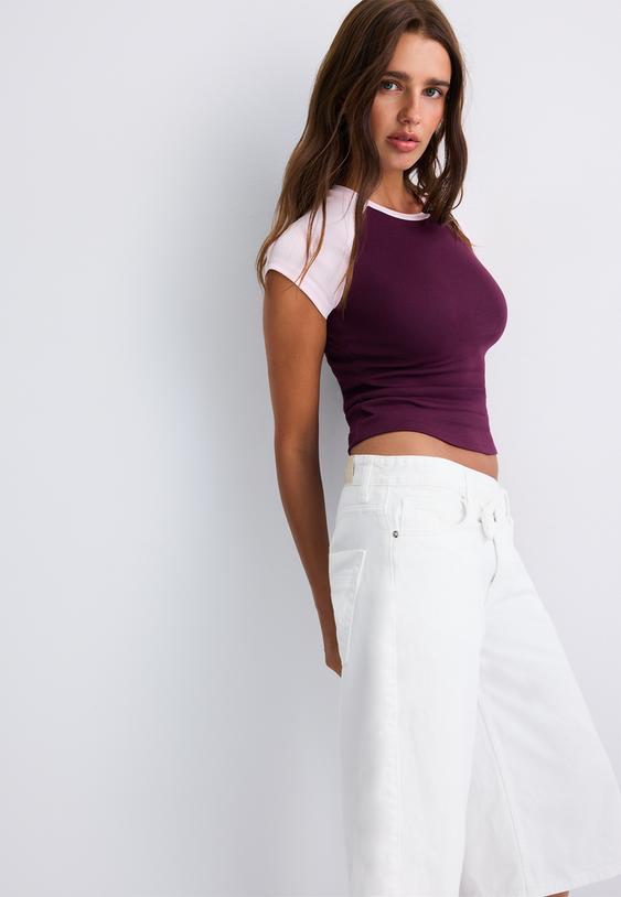 tshirt manches courtes raglan