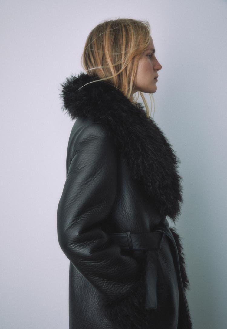 manteau long avec d%C3%A9tail fausse