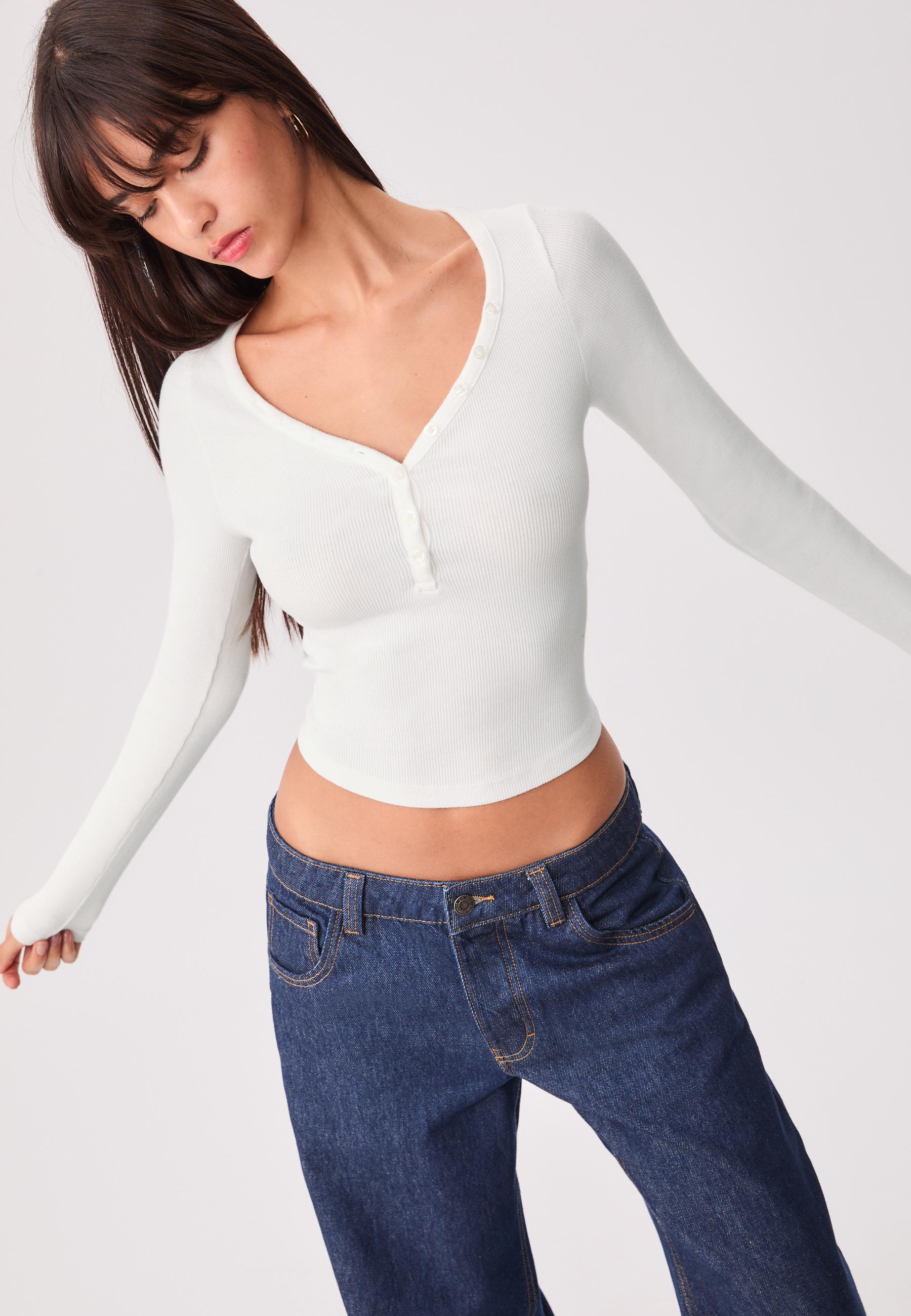 Maglietta con bottoni