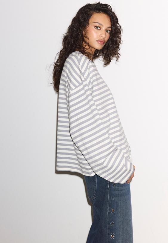 camiseta manga larga rayas