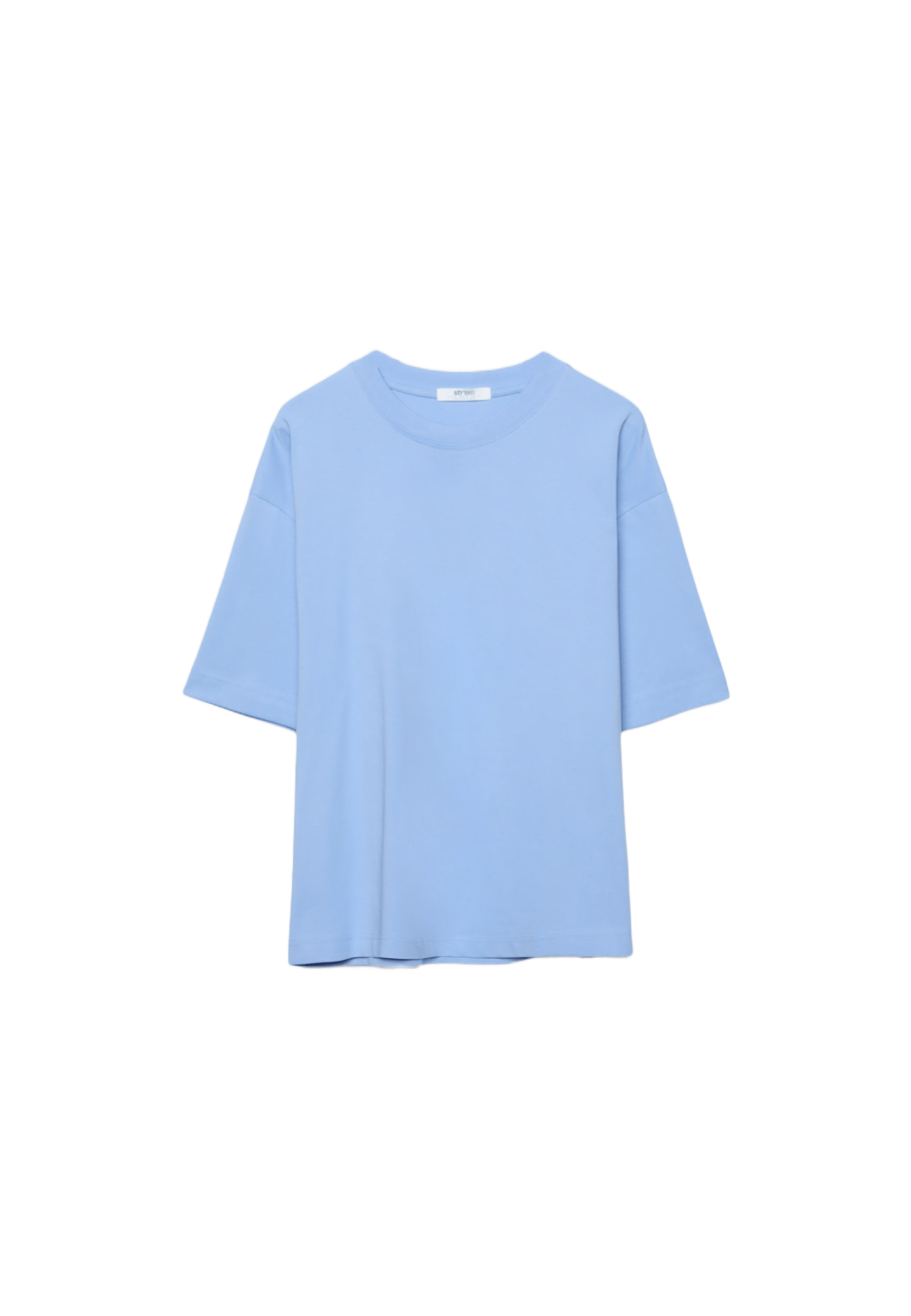 Oversize short sleeve T-shirt — Sky blue