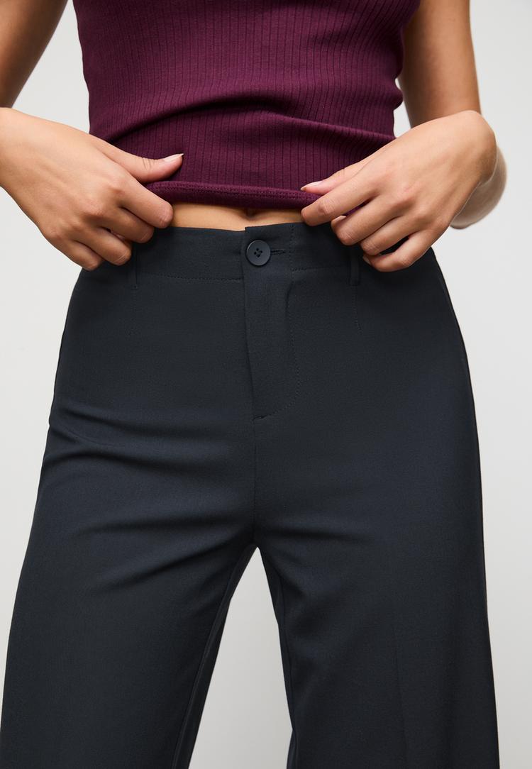 pantalon vestir wide leg