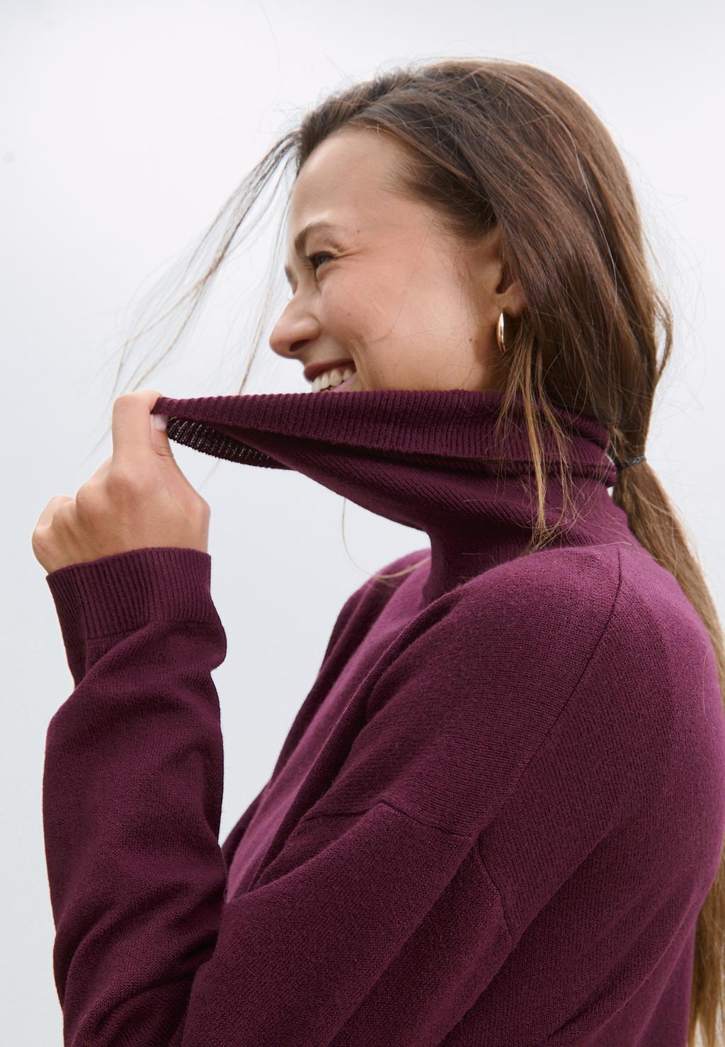 Basic-Rollkragenpullover