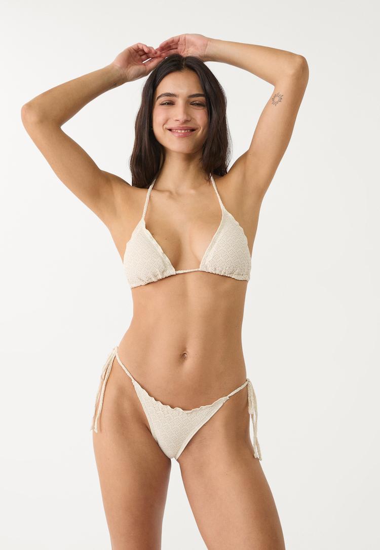 top bikini punto calado