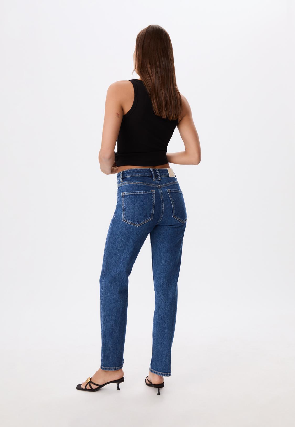 Vintage Jean Stradivarius Pantalones Mom Jeans 1465 Slim-fit Mom