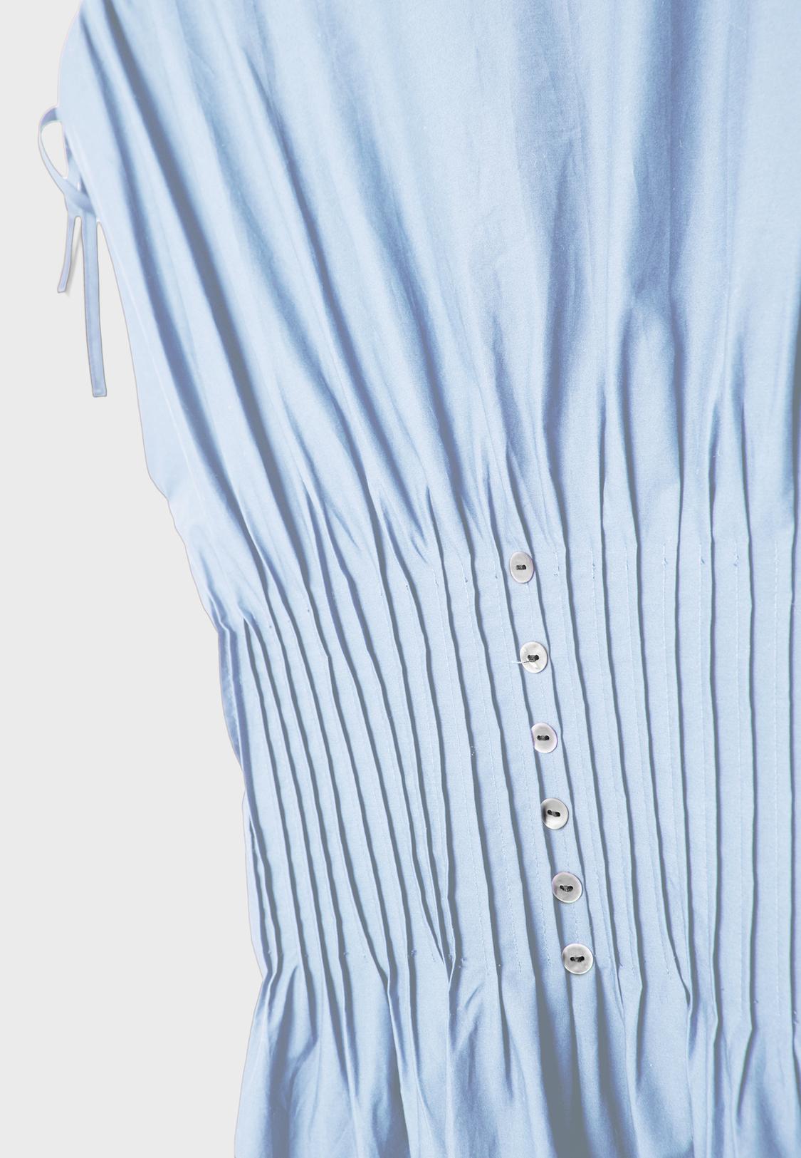 stradivarius pleated dress Midi Dress Long Sleeve Cobalt Blue Dress Stradivarius Long Sleeve Midi Satin Dress In Cobalt Blue