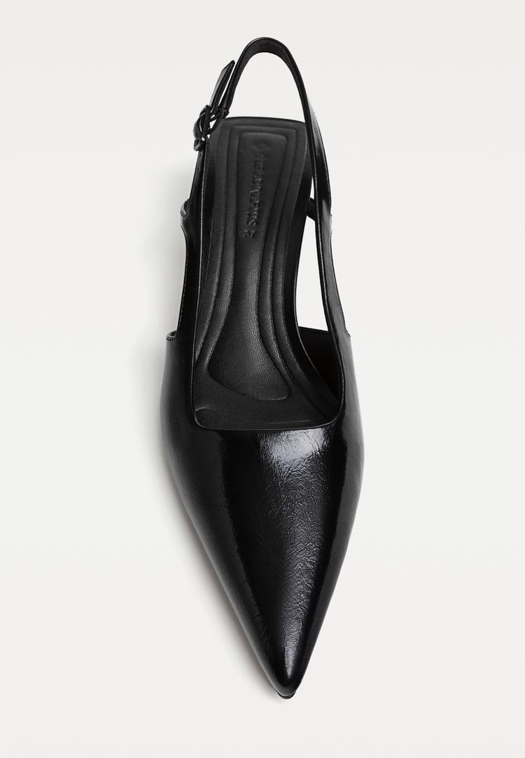 kitten heels met open achterkant