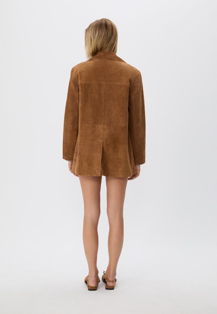 chaqueta bolsillos 100 piel