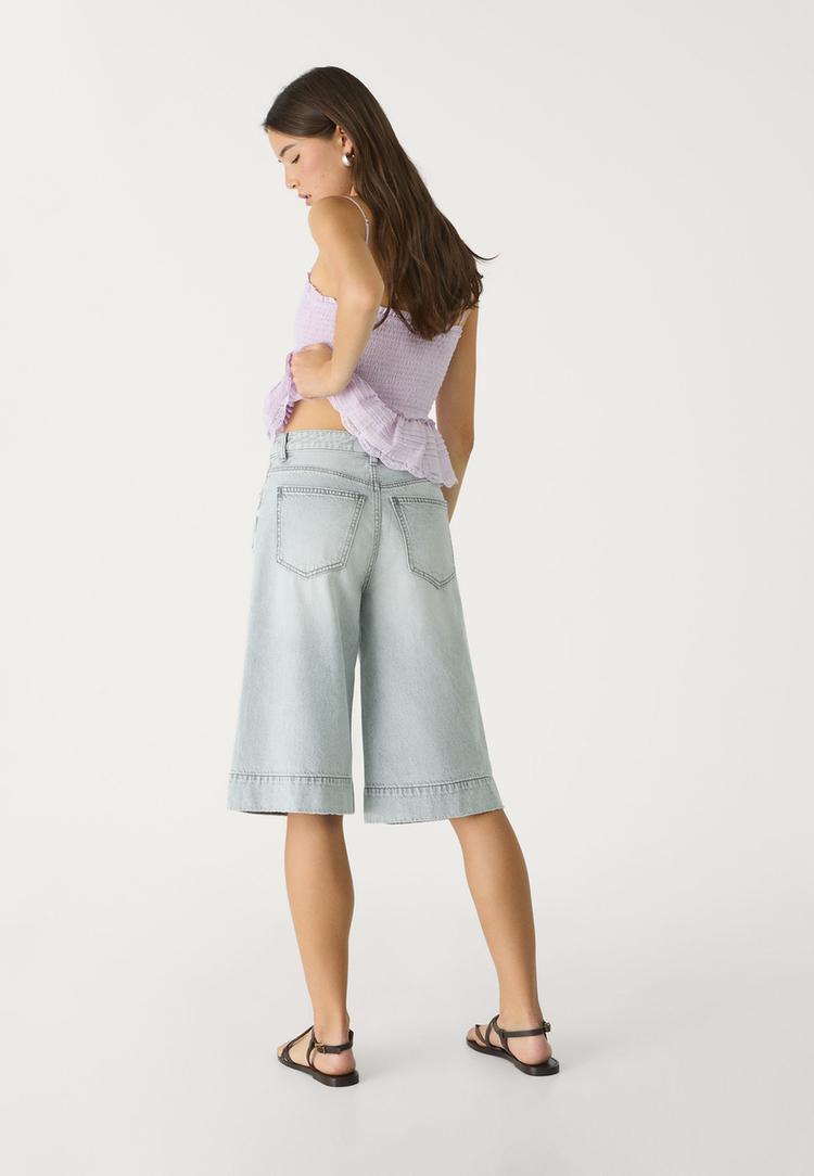 jort bermuda denim