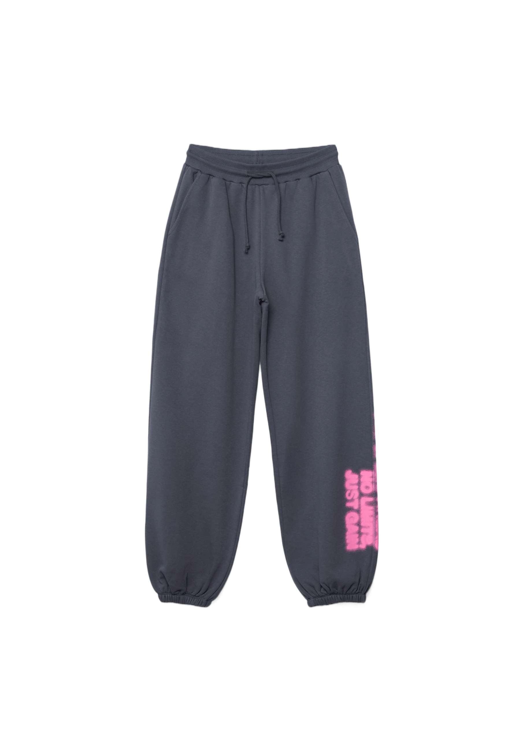 Baggy positional jogger trousers — Dark grey