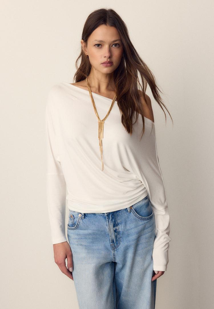 Stradivarius Σετ 2 Κολιέ Μάξι Μακρύ Χρυσαφί Os φωτογραφία