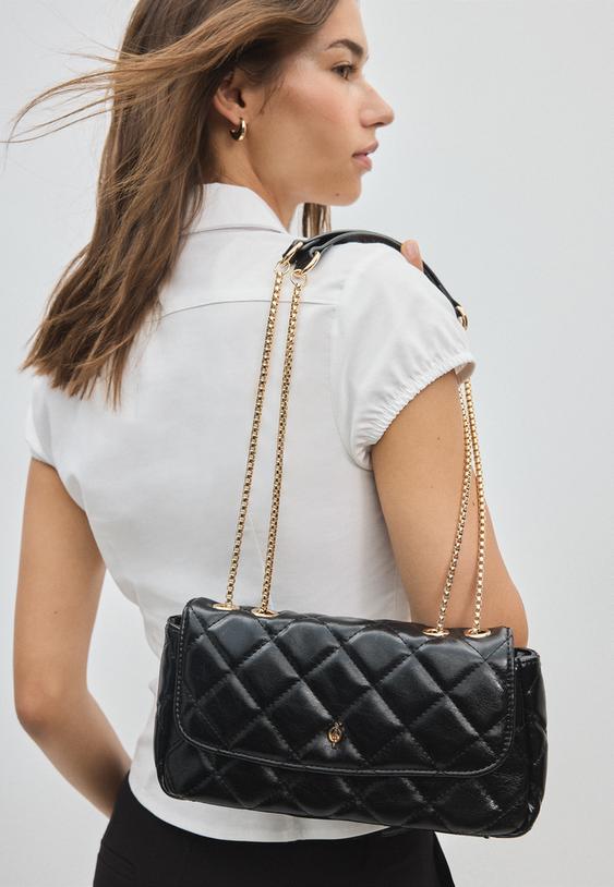 sac bandouliere matelasse chaine