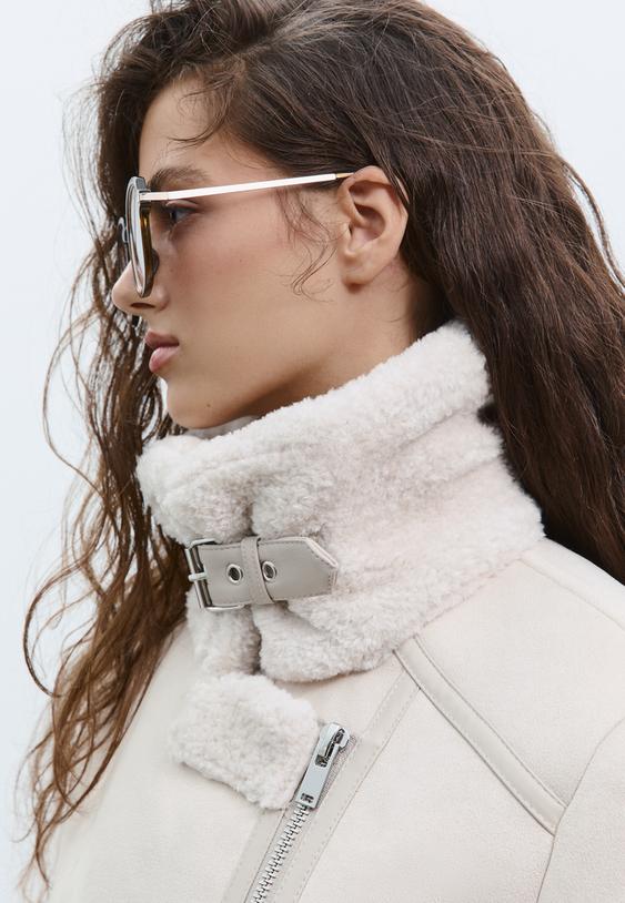 cazadora biker doble faz efecto ante