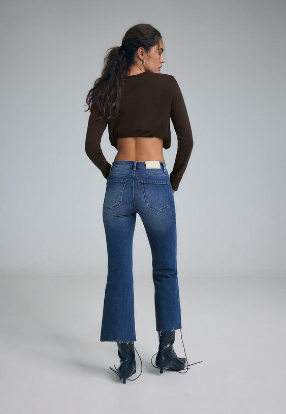 d78 jeans cropped a zampa l01480410