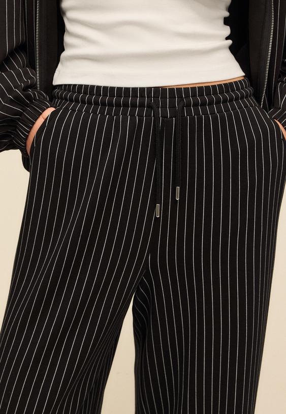 pantalon jogger palazzo tacto suave