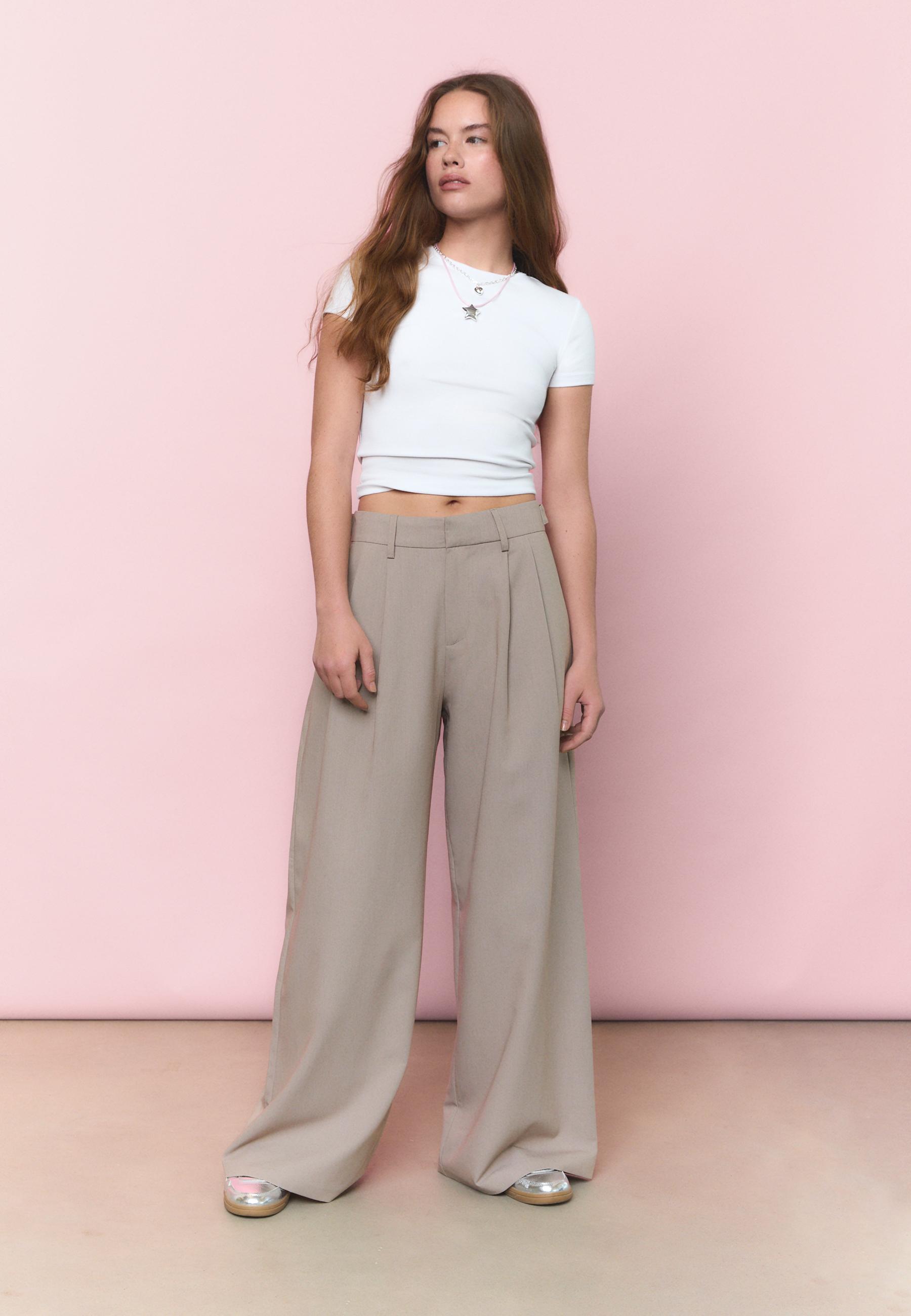 Basic slim fit T-shirt — White