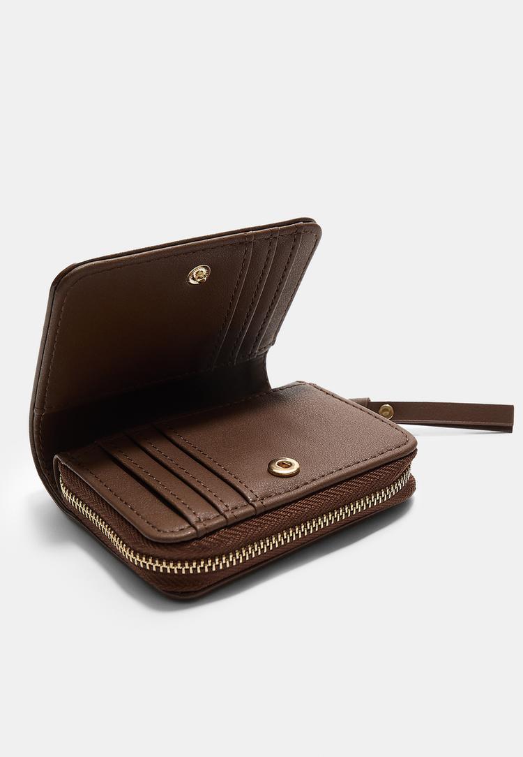 porta moedas com fecho