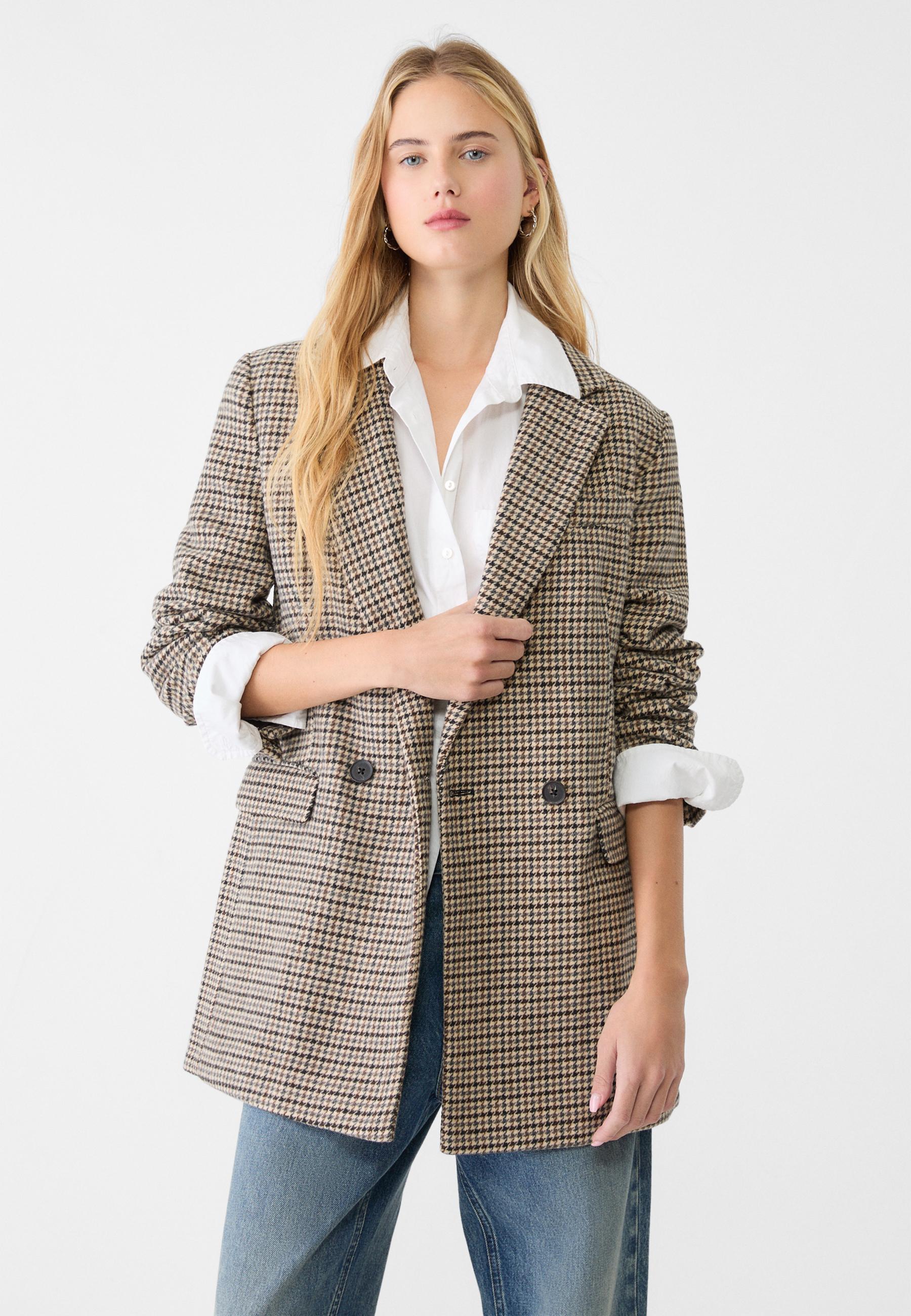 Women s blazer jackets Stradivarius United Kingdom