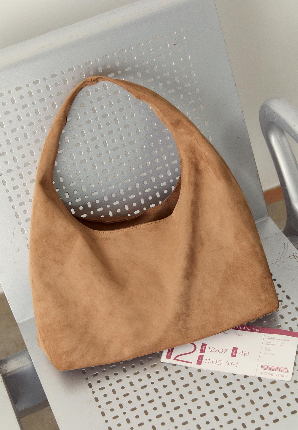 Bolso de hombro efecto ante