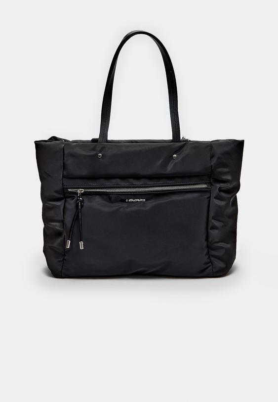 Stradivarius Bolsos Para La Universidad Bolso Shopper Tejido