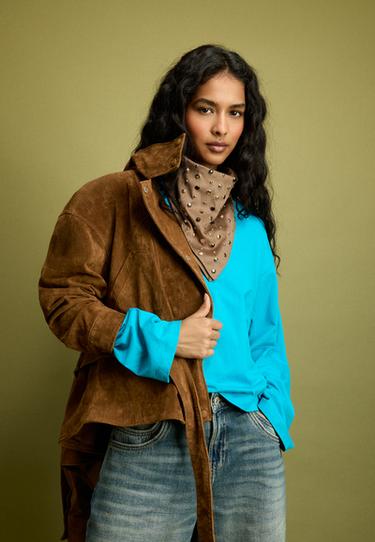 Studded bandana — Pale camel 4