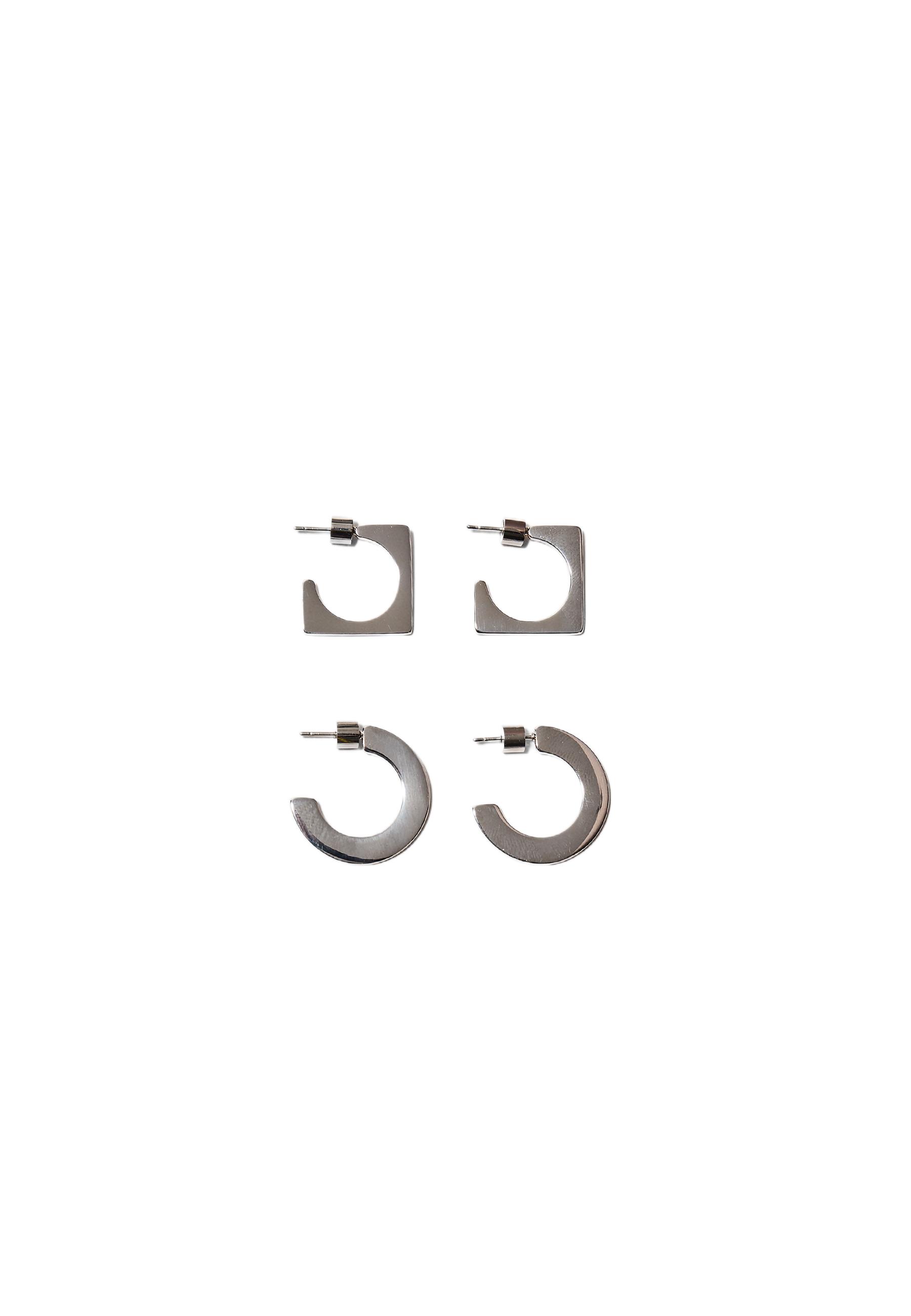 Set of 2 waterproof earrings — Grey
