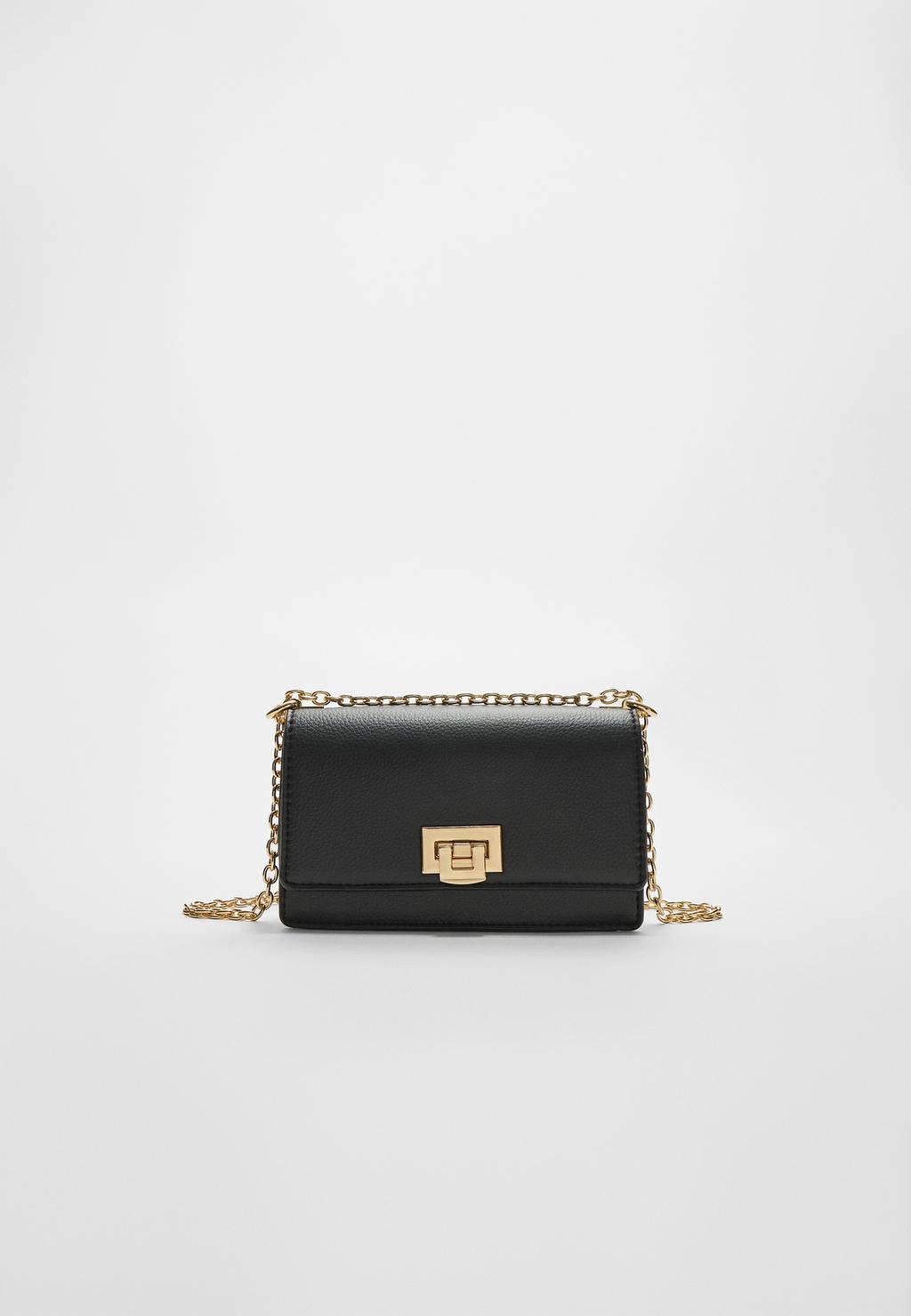 Embellished chain crossbody bag