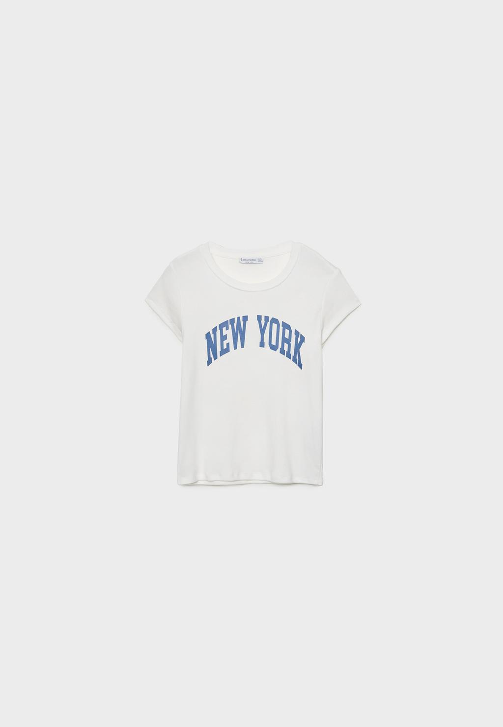 Printed fitted T-shirt