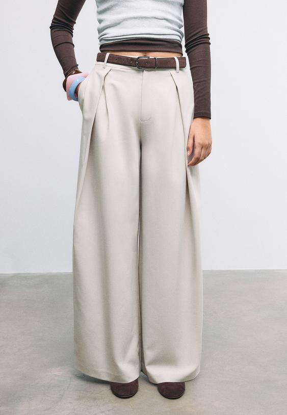 pantalon maxi pinza cinturon