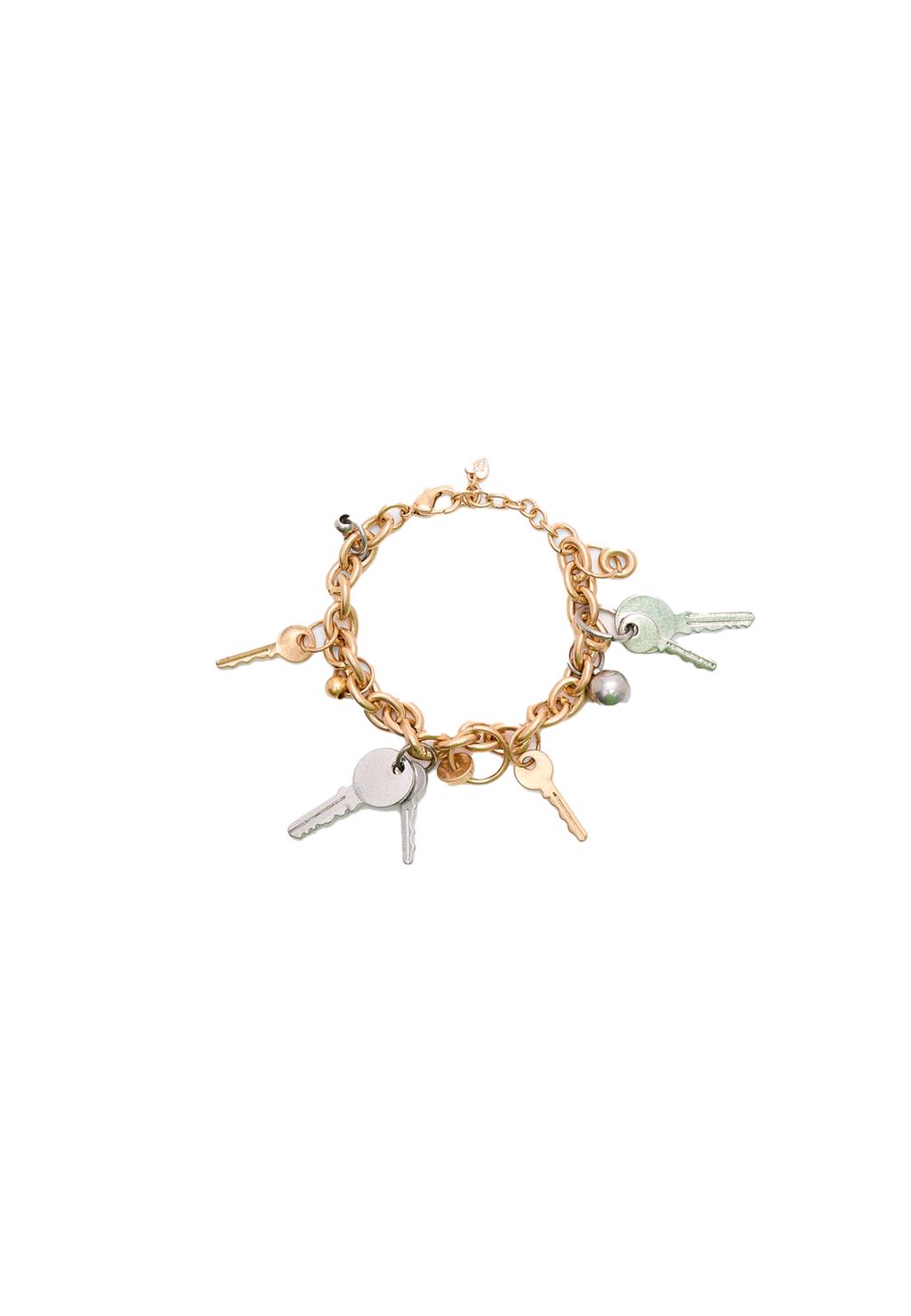 Bracelet multi-breloques clés
