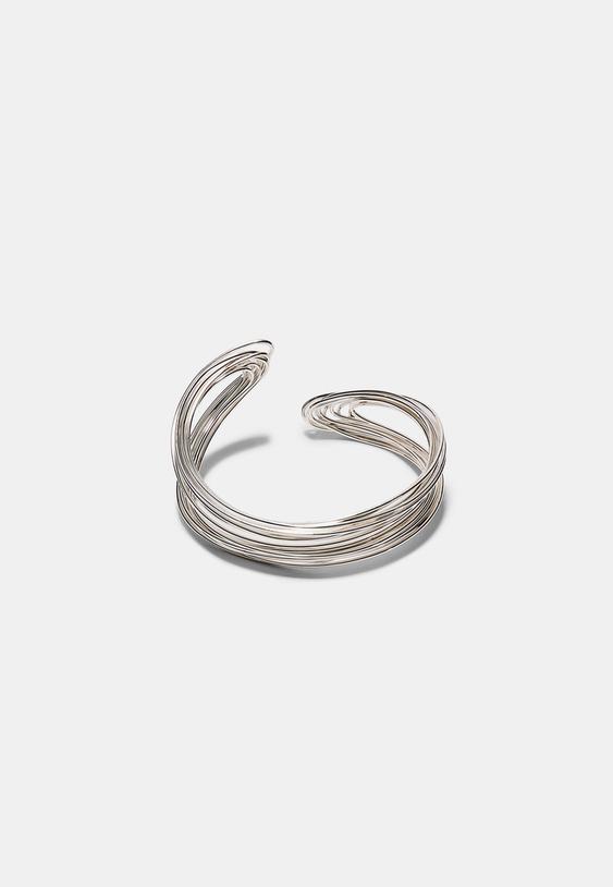 pulsera rigida multi hilo metalico